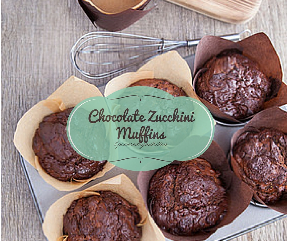 Chocolate Zucchini Muffins | Powered By Nutrition
