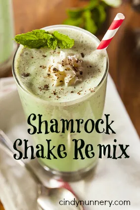 healthy shamrock shake remix